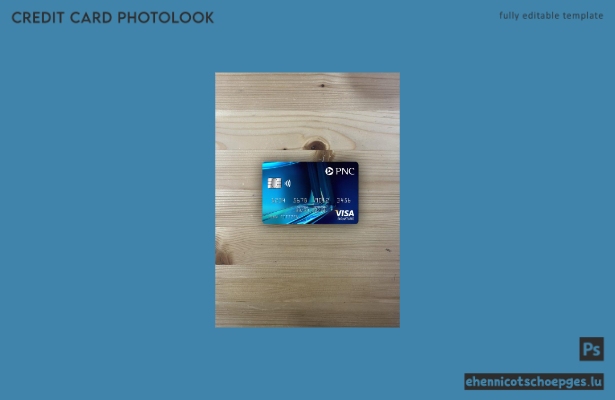 USA PNC Bank Visa Signature Card Fotoansicht Beispielvorschau